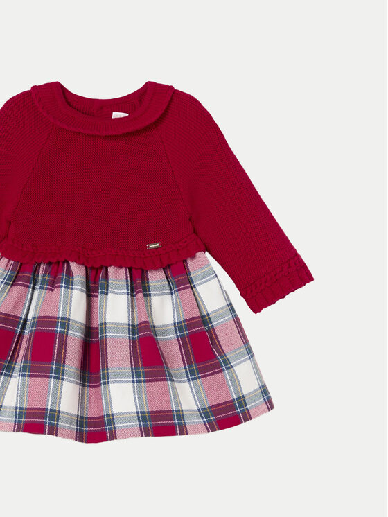 Mayoral Mayoral Vestito da giorno 2886 Rosso Regular Fit