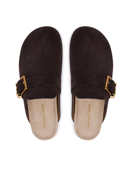 MICHAEL Michael Kors MICHAEL Michael Kors Klapki Greer Mule 40F6GRFP1S Brązowy