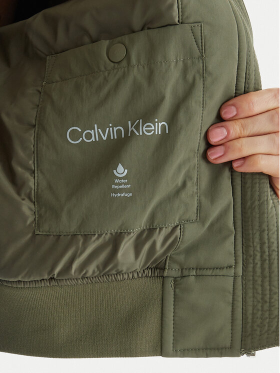 Calvin Klein Jeans Calvin Klein Jeans Μπόμπερ μπουφάν Essential LV047F505G Πράσινο Regular Fit
