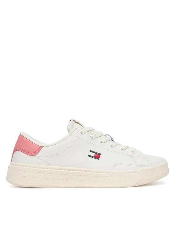 Tommy Jeans Sneakers Tjw Script Cupsole EN0EN02960 Alb