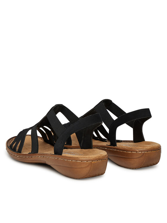 Rieker Rieker Sandali 60875-00 Nero