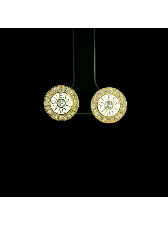 Guess Guess Naušnice JUBE04081JWYGWHT/U Zlatá