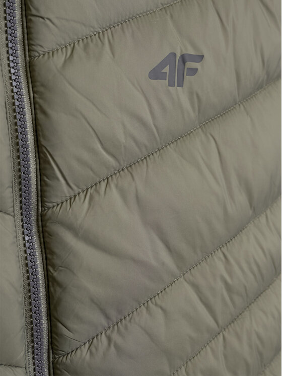 4F 4F Kamizelka BASIC+ Khaki Regular Fit