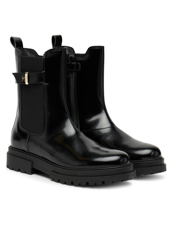 Tommy Hilfiger Tommy Hilfiger Botki Chelsea Boot T4A5-34029-1453 Czarny