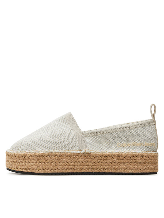 Calvin Klein Jeans Calvin Klein Jeans Espadrilles Platform Espadrille Uc YW0YW01377 Écru
