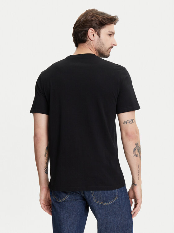 Guess Guess Tričko M5YI17 I3Z14 Čierna Regular Fit