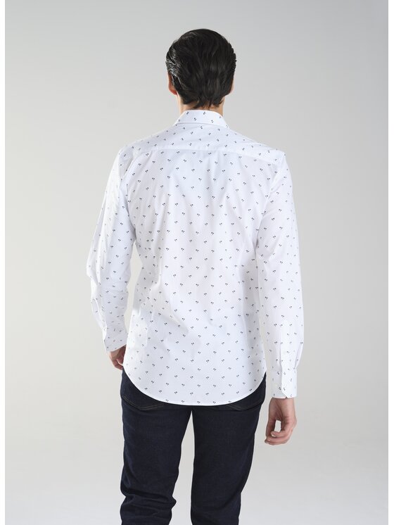 Pako Lorente Pako Lorente Koszula P24SN-1X-031 Biały Slim Fit