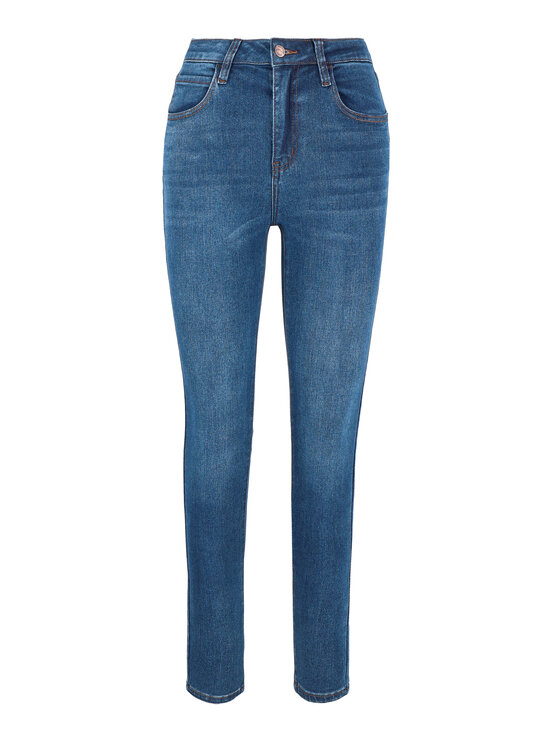 Volcano Volcano Jeansy D-LADY Niebieski Regular Fit