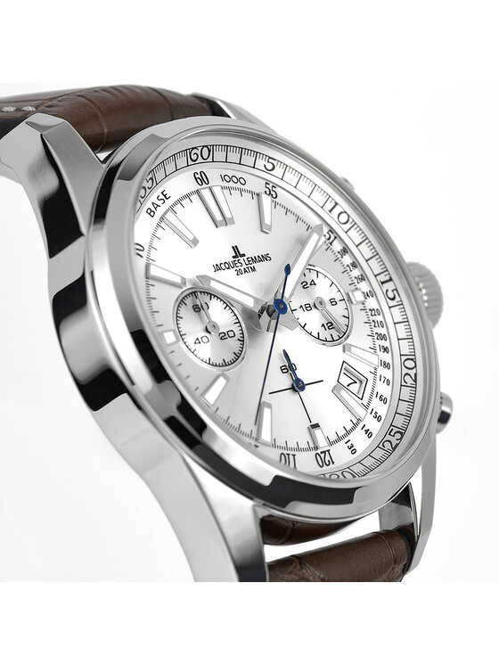 Jacques Lemans Jacques Lemans Zegarek 1-2117B Brązowy