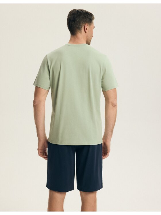 Henderson Henderson Piżama 44604 Zielony Regular Fit