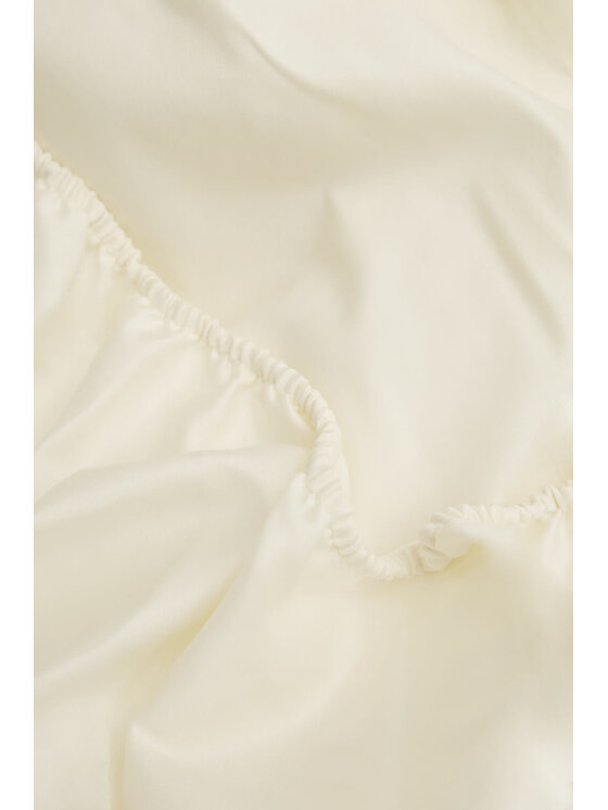 White pocket White pocket Prześcieradło satynowe Écru