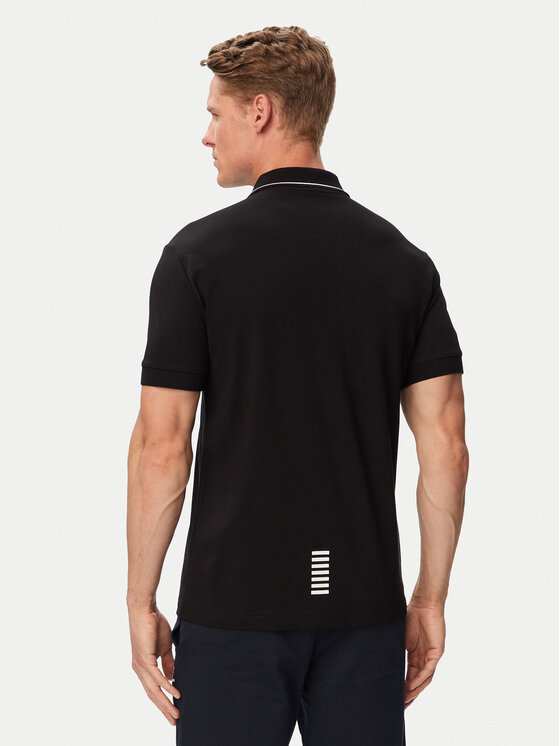 EA7 Emporio Armani EA7 Emporio Armani Polo majica 8NPF16 PJVUZ 1200 Črna Slim Fit