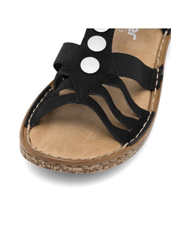 Rieker Rieker Sandalen 62831-00 Schwarz