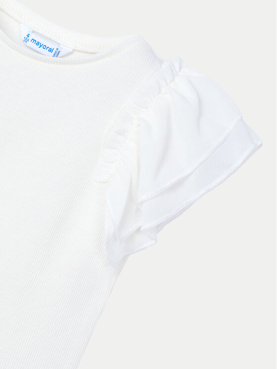 Mayoral Mayoral T-krekls 3013 Écru Regular Fit