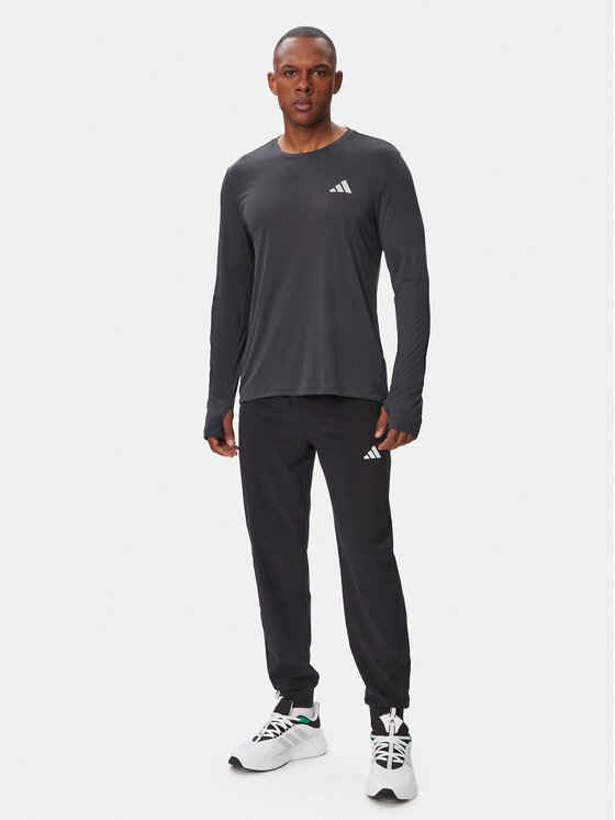adidas adidas Тениска от техническо трико Essentials Climacool KG3206 Тъмносив Regular Fit