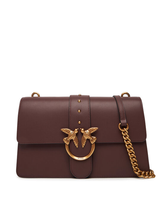 PINKO PINKO Torbica Love One Classic ST.CL Al 25-26 PLTT 105857 A0F1 Tamnocrvena