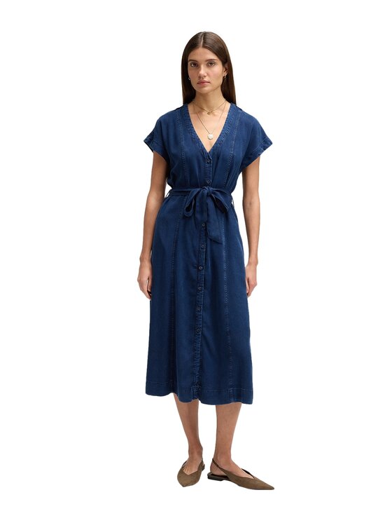 Lee Lee Sukienka jeansowa 112376936 Granatowy Regular Fit