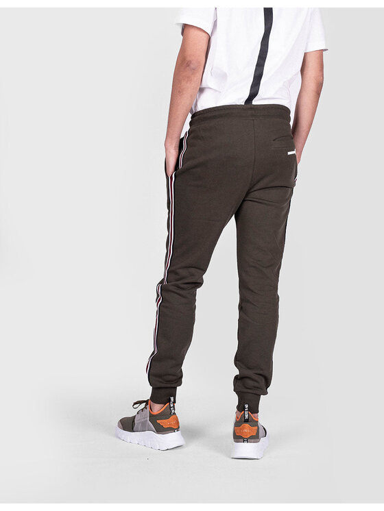 Les Hommes Les Hommes Παντελόνι υφασμάτινο UHJ101-750U | Jogging Pants Χακί Slim Fit