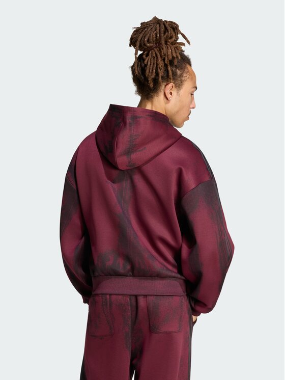 adidas adidas Bluza 171038 Bordowy Loose Fit