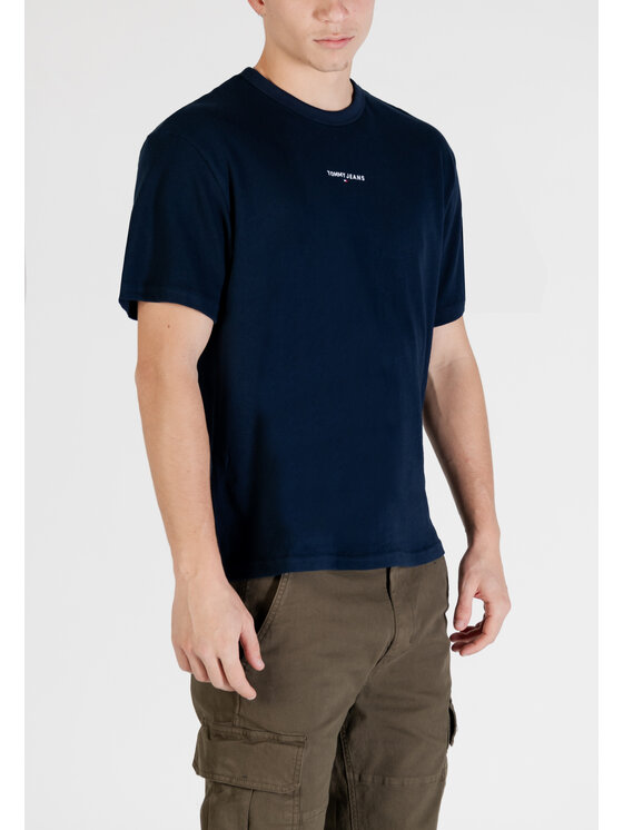 Tommy Jeans Tommy Jeans T-shirt DM0DM21110 Blu Casual Fit