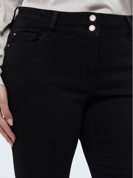 Fiorella Rubino Fiorella Rubino Jeansy P464T105158N033 Czarny Flare Fit