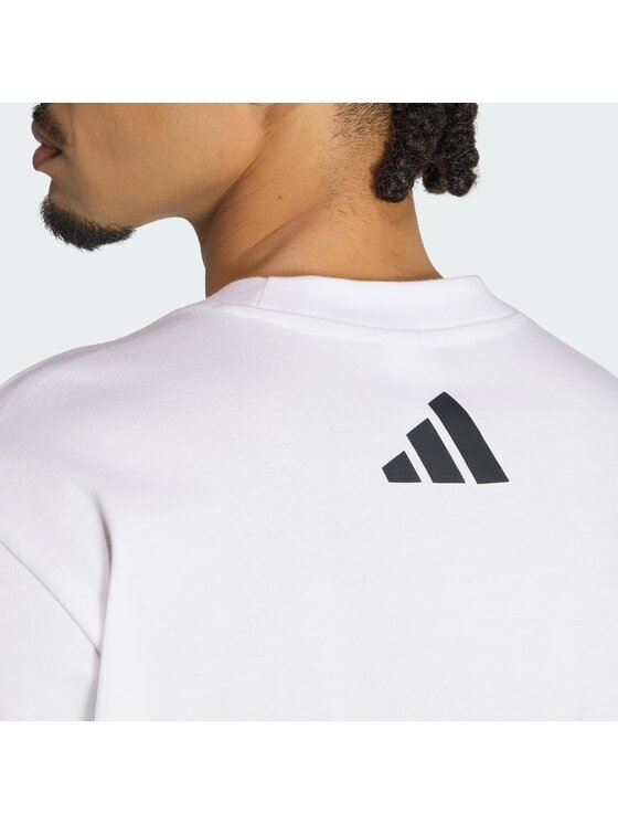 adidas adidas T-Shirt 165151 Biały Regular Fit