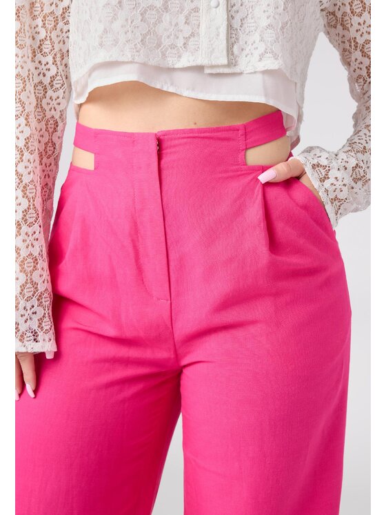 LAURELLA LAURELLA Dámské kalhoty Laurella 3UL022501 Růžová Regular Fit