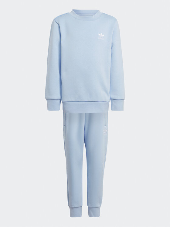 adidas Tuta Adicolor Crew Set IB9900 Celeste Regular Fit Modivo