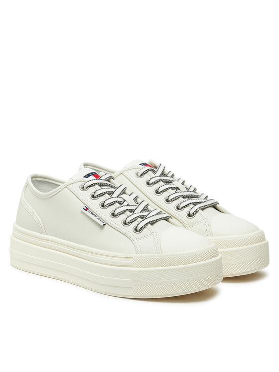 Tommy Jeans Tommy Jeans Teniși Foxing EN0EN02714 Écru