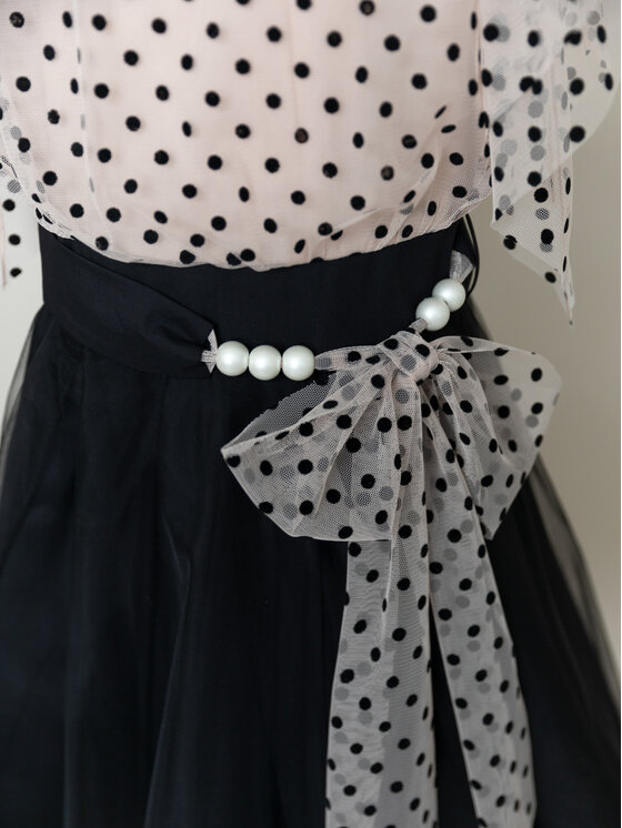 SLY SLY Sukienka 4W-03 Czarny Comfortable Fit