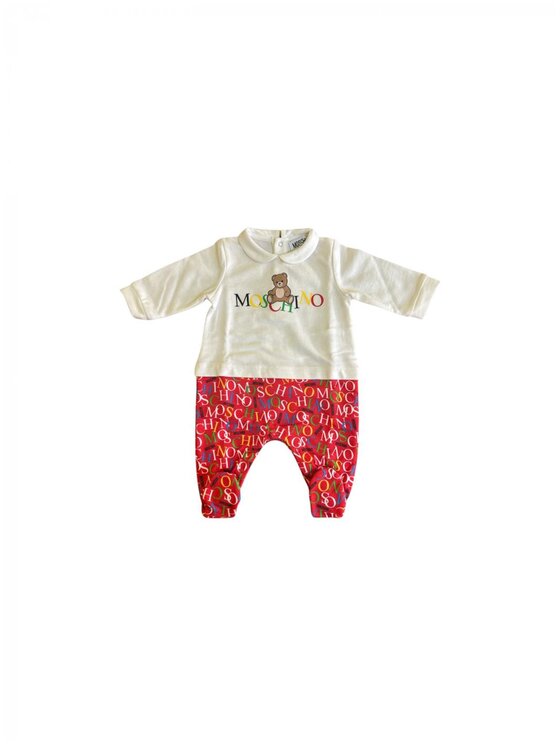 LOVE MOSCHINO LOVE MOSCHINO Komplet body i śpiochy mmy06z_rosso Czerwony