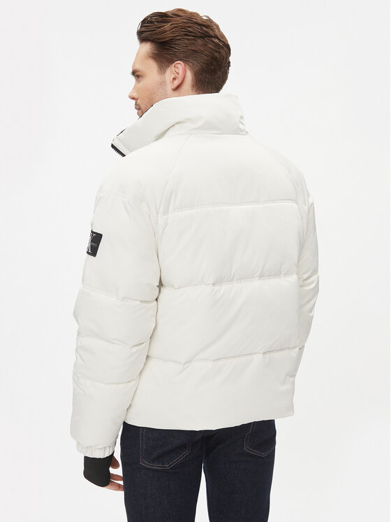 Calvin Klein Jeans Calvin Klein Jeans Зимно яке J30J324064 Бял Relaxed Fit