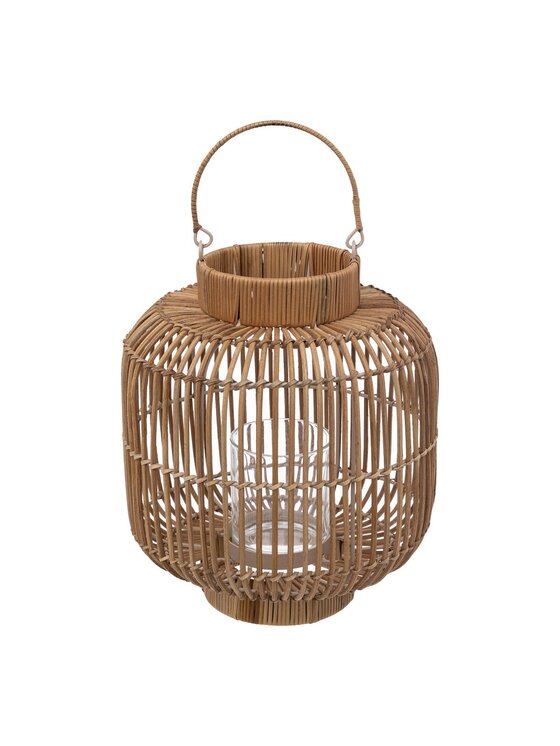 MIAhome MIAhome Lampion rattanowy ROSTEMMA Brązowy