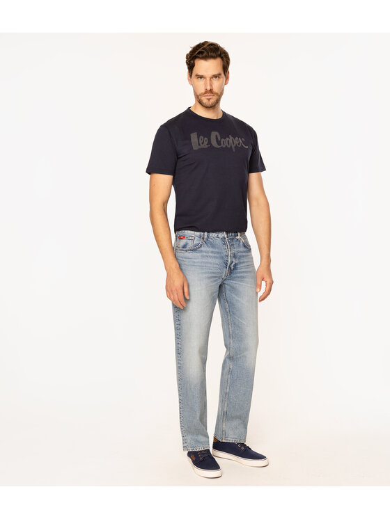 Lee Cooper Lee Cooper Jeansy LUIS 3148 Niebieski Straight Leg