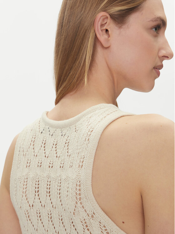 Vero Moda Vero Moda Nyári ruha Fabienne 10317250 Bézs Slim Fit