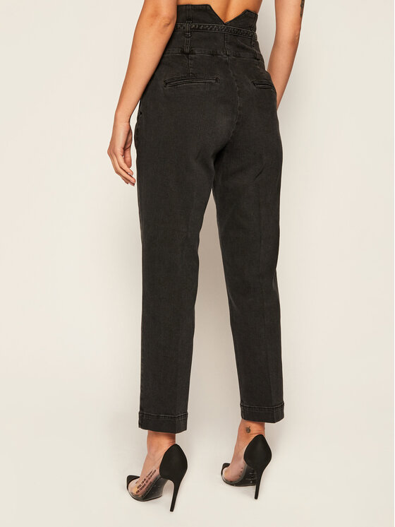 PINKO Pinko Straight Fit džínsy Ariel AI 20-21 PDEN 1J10GP Y6FG Čierna Straight Fit