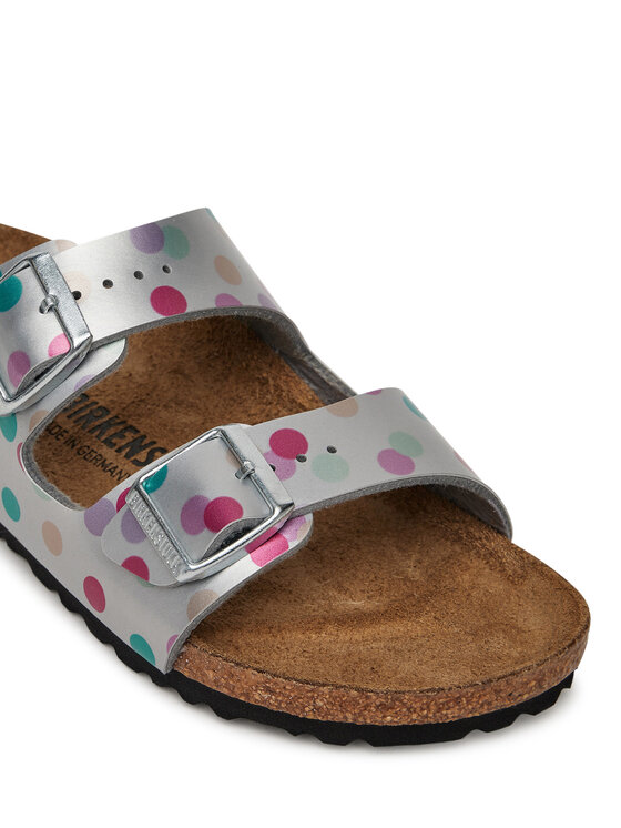 Birkenstock Birkenstock Παντόφλες Arizona Kids 1029842 D Ασημί