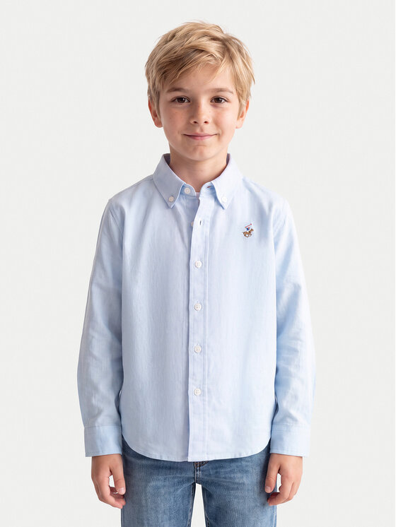 Beverly Hills Polo Club Srajca P-SS26B-SH0152 Svetlo modra Regular Fit