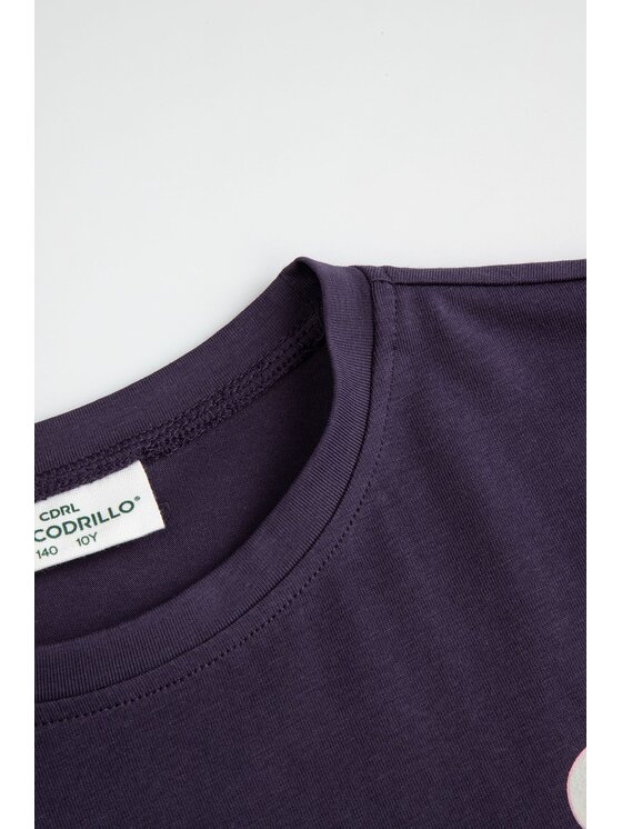 Coccodrillo Coccodrillo T-Shirt ZC6143214LGD-015 Granatowy Regular Fit