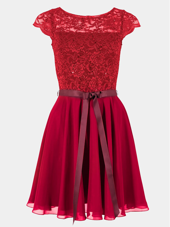 Swing Swing Sukienka koktajlowa 77760510 Czerwony Regular Fit