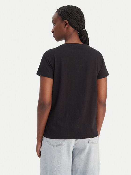 Liu Jo Sport Liu Jo Sport T-Shirt TA6056 JS923 Schwarz Regular Fit