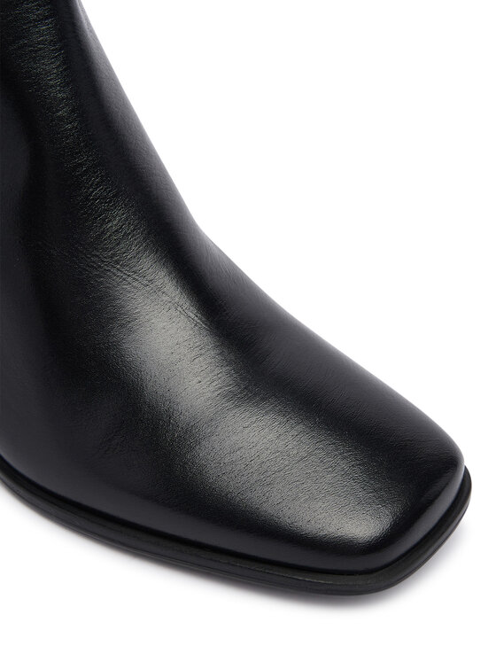Tommy Hilfiger Tommy Hilfiger Stiefeletten Th Strap Leather Block Heel Boot FW0FW09488 Schwarz