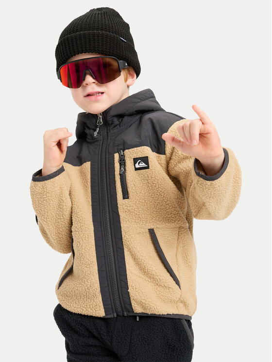 Quiksilver Quiksilver Pārejas jaka Back To S School EQKPF03012 Bēšs Relaxed Fit