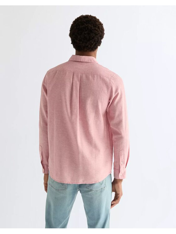 Wrangler Wrangler Koszula 1 PKT SHIRT Różowy Regular Fit