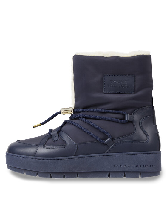 Tommy Hilfiger Tommy Hilfiger Μπότες Χιονιού Tommy Essential Snowboot FW0FW07504 Μπλε