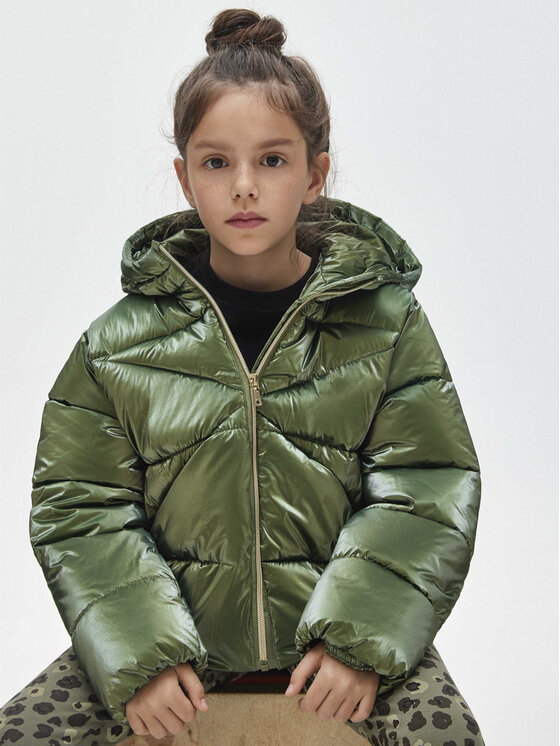 Mayoral Mayoral Zimní bunda 7.415 Khaki Regular Fit