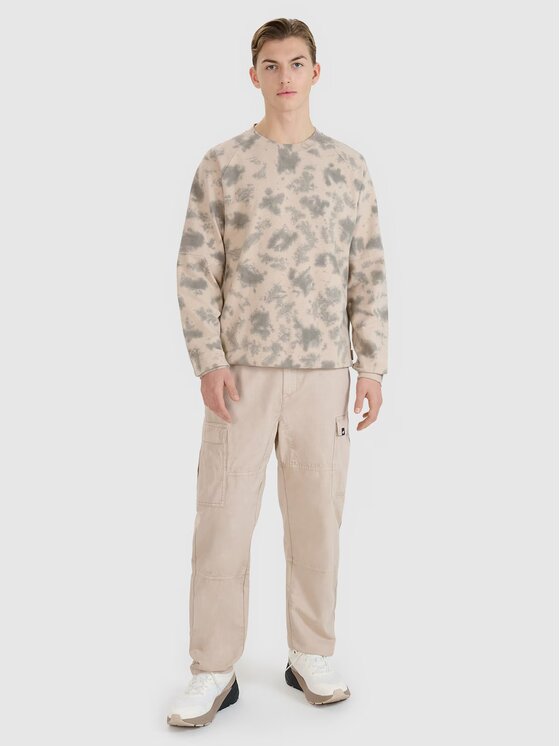4F 4F Mikina 4FRSS25TSWSM2180-83A Hnedá Regular Fit