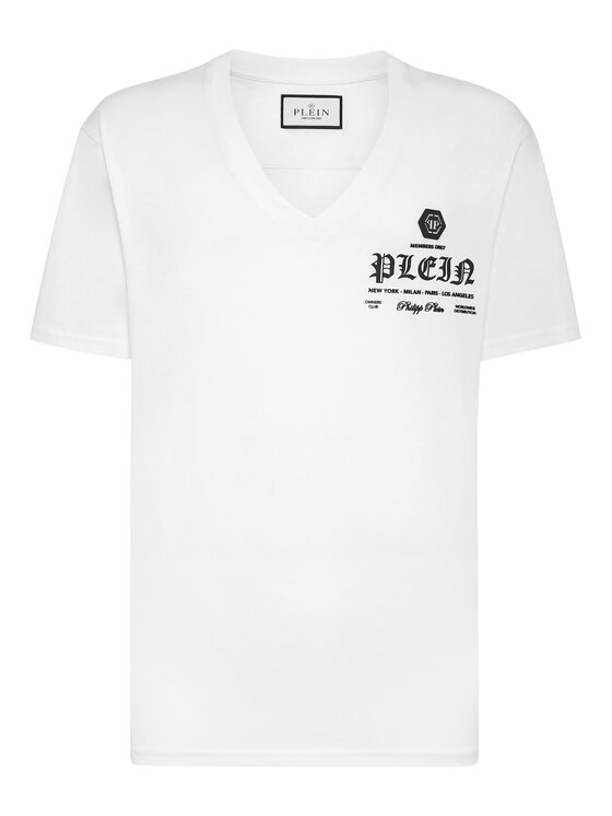 PHILIPP PLEIN PHILIPP PLEIN T-shirt 241 Bianco Regular Fit