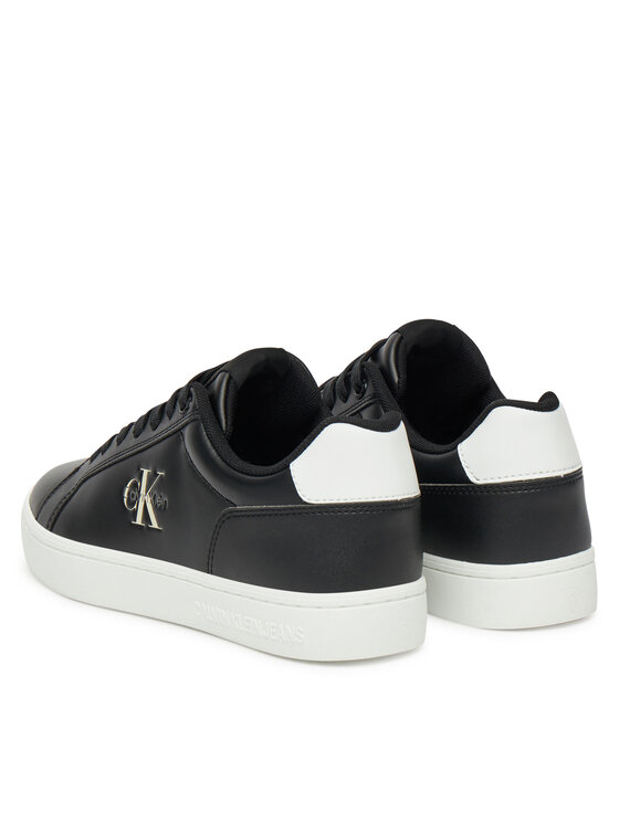 Calvin Klein Jeans Calvin Klein Jeans Sneakersy Classic Cupsole Mono Lth Wn YW0YW01902 Černá