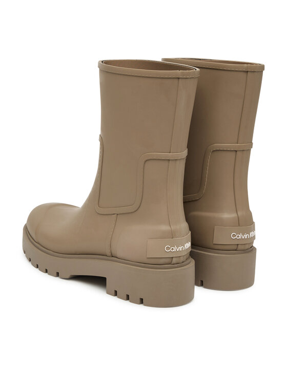 Calvin Klein Jeans Calvin Klein Jeans Holínky Mid Rainboot Rubber YW0YW02004 Hnědá